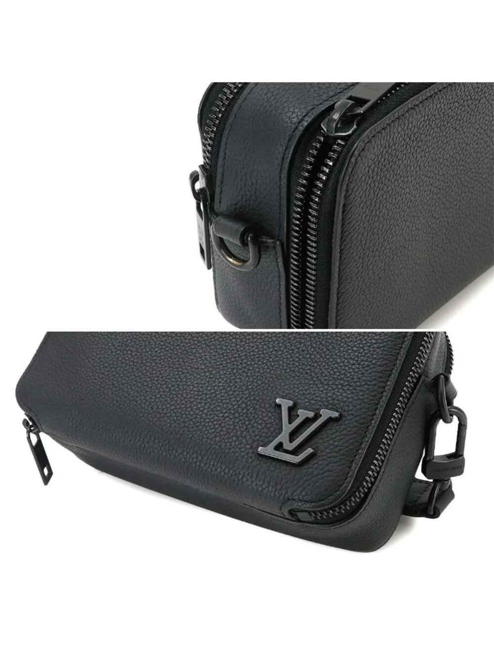Louis Vuitton LV Aerogram Alpha Wearable Shoulder Wallet Leather